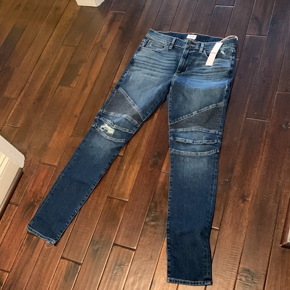 Hudson Jeans Men’s Ethan Biker Skinny Size 32 NWT! 🇬🇧 - Picture 2 of 11